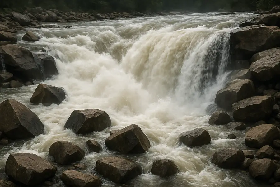 Makna Peribahasa Bagai Air Besar Batu Bersibak