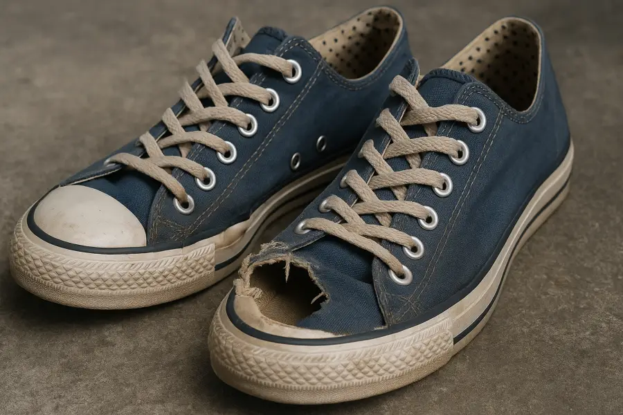 Arti Mimpi Sepatu Rusak Sebelah Kiri